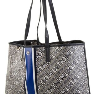 Tory Burch Black and Blue Women's Tote Bag
